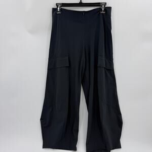 PORTO SF Modern Cropped Pant Size 1 /US S Grey Asymmetrical Full Leg Artsy Women